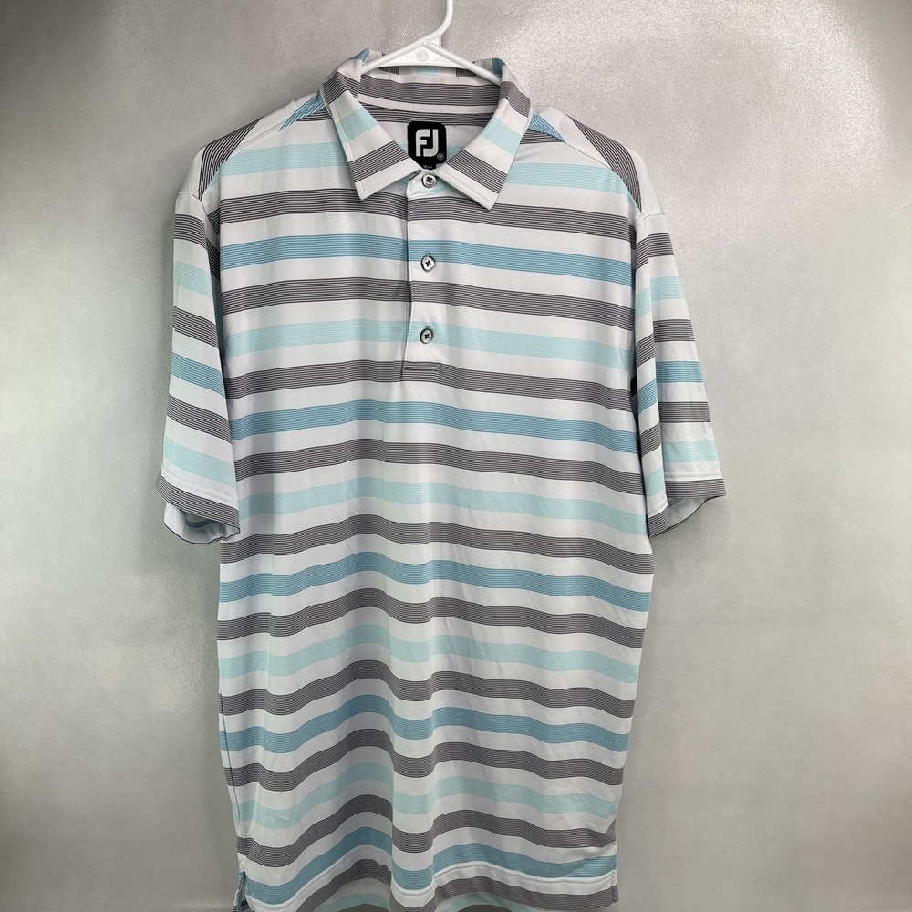 FootJoy Polo Shirt Men's Medium Performance Stretch Golf Polo